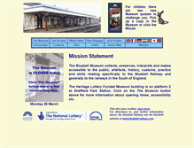 Tablet Screenshot of bluebell-railway-museum.co.uk
